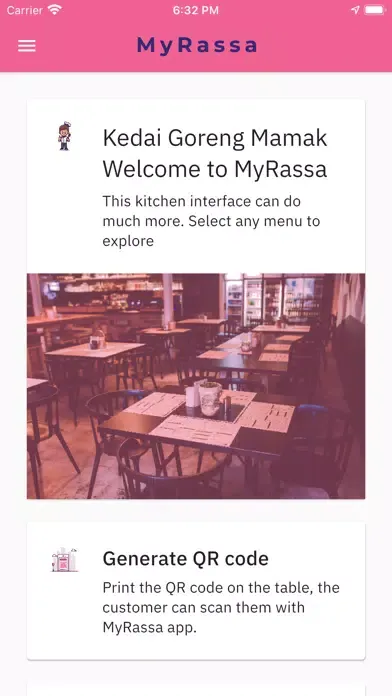 Tangkapan skrin MyRassa